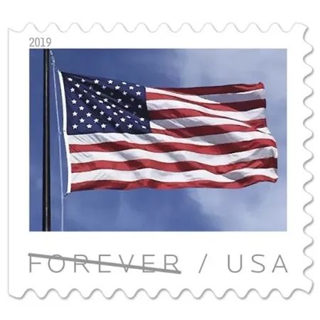 Flag 2019 Roll - 1 Roll 100 Pcs Unused Stamps for Mailing hot